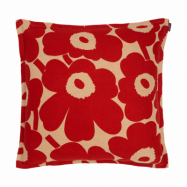 Marimekko Pieni Unikko kuddfodral 50x50 cm Copper-red