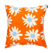 Marimekko Rakastaa ei rakasta kuddfodral 50x50 cm Orange-Off-white-light blue