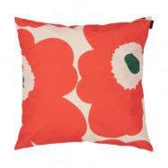 Marimekko Unikko kuddfodral polyester 50x50 cm Cotton-orange-green