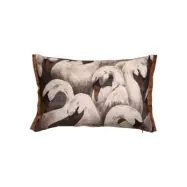 Mogihome Kuddfodral Swan Brun, 40x60cm