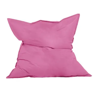 NORDVÄRK Jättestor utomhusdyna med säcksäck - rosa polyester (140x180)