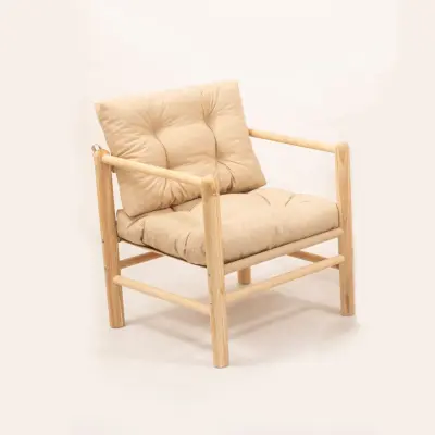 NORDVÄRK MYG03 - Cream Garden 1-sits soffa, Cream