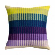 Røros Tweed Åsmund gradient kudde 50x50 cm Yellow-blue