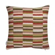 Røros Tweed Ida kudde 50x50 cm Olive burgundy