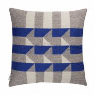 Røros Tweed Kvam kudde 50x50 cm Blue