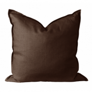 Scandi Living Calm kuddfodral linne 50x50 cm Chocolate Brown
