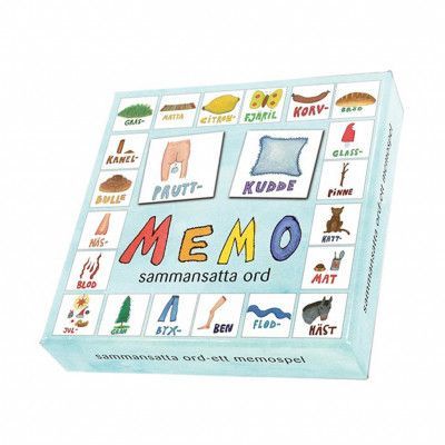 Spel Memo Pruttkudde