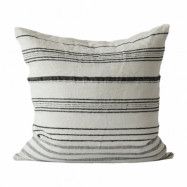 Tell Me More Noelle kuddfodral linne 50x50 cm White/black