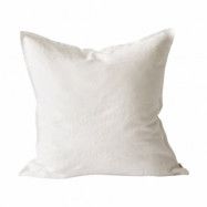 Tell Me More Washed linen kuddfodral 50x50 cm Bleached white