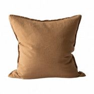 Tell Me More Washed linen kuddfodral 50x50 cm Hazelnut