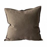 Tell Me More Washed linen kuddfodral 50x50 cm Taupe