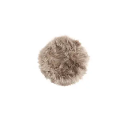VENTURE DESIGN Katy Kudde Katy Polyester Fuskpäls - 34*34- -Rund-Brun
