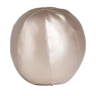 WOOOD Rodeo Ball Kudde Liten Metallisk Naturfärgad