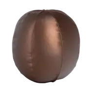 WOOOD Rodeo Ball Kudde Liten Metallisk Varm Brun