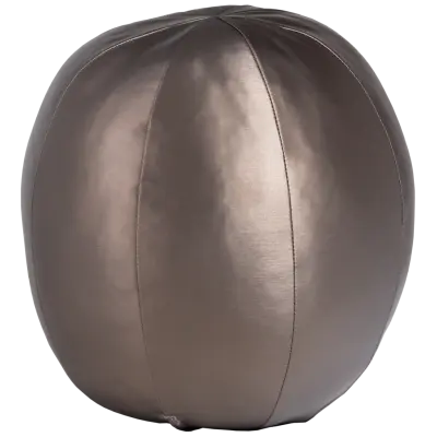 WOOOD Rodeo Ball Kudde Stor Metallisk Koppar Brun