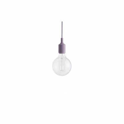 E27 Pendel LED takupphäng, Dusty Lilac