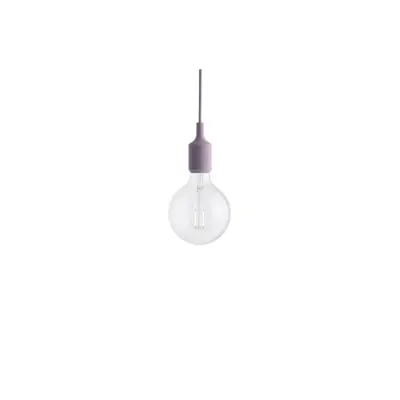 E27 Pendel LED takupphäng, Dusty Lilac