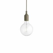 E27 Pendel LED takupphäng, Olive