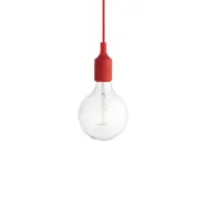 E27 Pendel LED takupphäng, Red