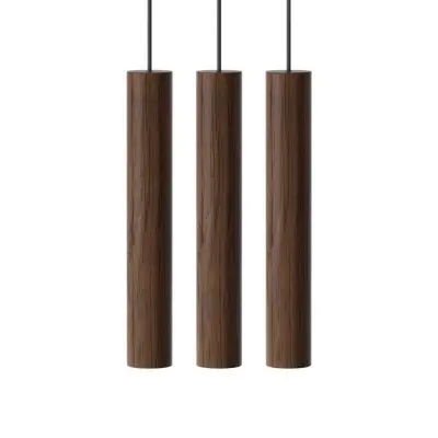 Lampa Chimes 3 Cluster 22 cm Mörk Ek