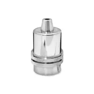 Lamphållare E27 krom metall, ojordad