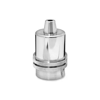 Lamphållare E27 krom metall, ojordad