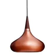 Orient P2 pendel, koppar/roseträ 34cm
