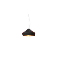 Pleat box 47 Takpendel, svart/guld