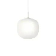 Rime pendel, grå/opal 37cm