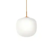 Rime pendel, orange/opal 37cm