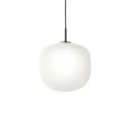 Rime pendel, svart/opal 37cm