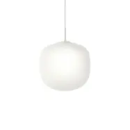 Rime pendel, vit/opal 37cm