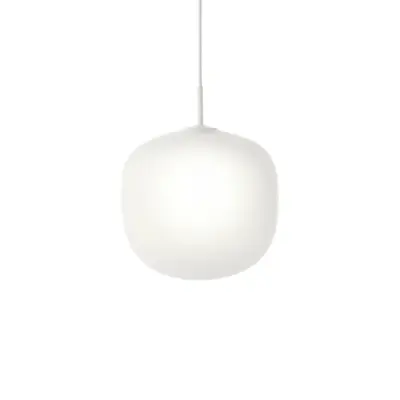 Rime pendel, vit/opal 37cm