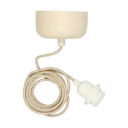 Scandi Living Takupphängning inkl sladd 250 cm Beige