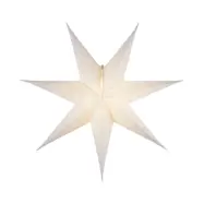 Pappstjärna Decorus 75cm Vit