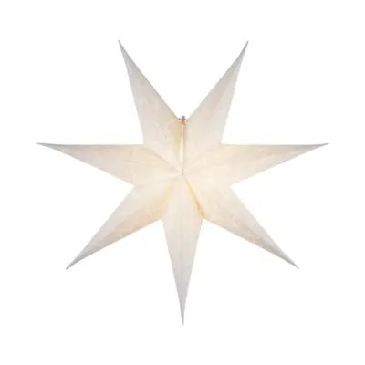 Pappstjärna Decorus 75cm Vit