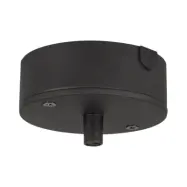 Takkopp för dosa/utvändigt montage Svart