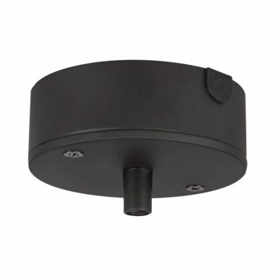 Takkopp för dosa/utvändigt montage Svart