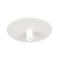 Takkopp inf. m. fjäder Vit