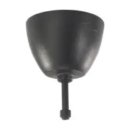 Takkopp, Råsvart 12cm