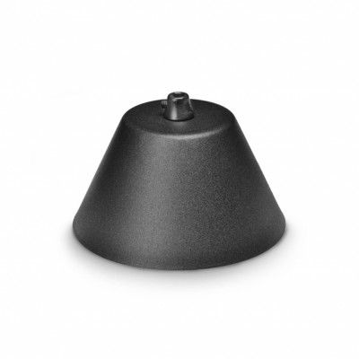 Takkopp stor svart med dragavlastare