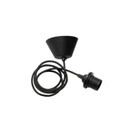 Takupphäng E27, svart 200cm