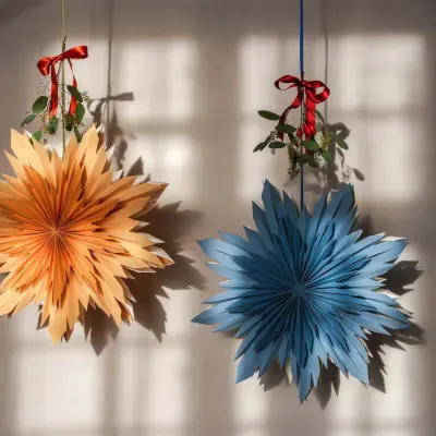 Adventsstjärna Selma 60cm Orange