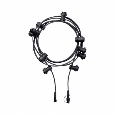 Bright ljusslinga, Svart 4,9m,utbyggnad