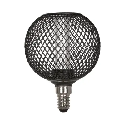 Grid LED E14 Svart, 8cm 2,3W, Dimbar