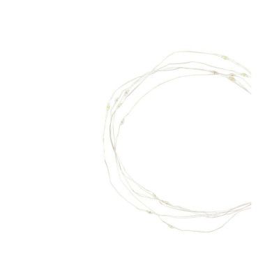 House Doctor - Ljusslinga 10m Silver 80 Ljus