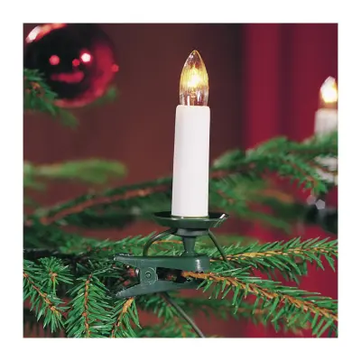 Julgransbelysning 16 varmvita Glöd 7,5m