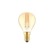LED-lampa Golden Carbon Line Cage 3,5W E14 klot dimbar