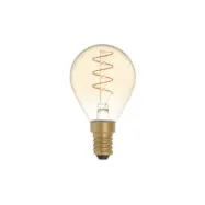 LED-lampa Golden Carbon Line Curved Spiral 2,5W E14 klot dimbar