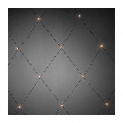 Ljusnät 64 varmvita LED 2x2m IP44